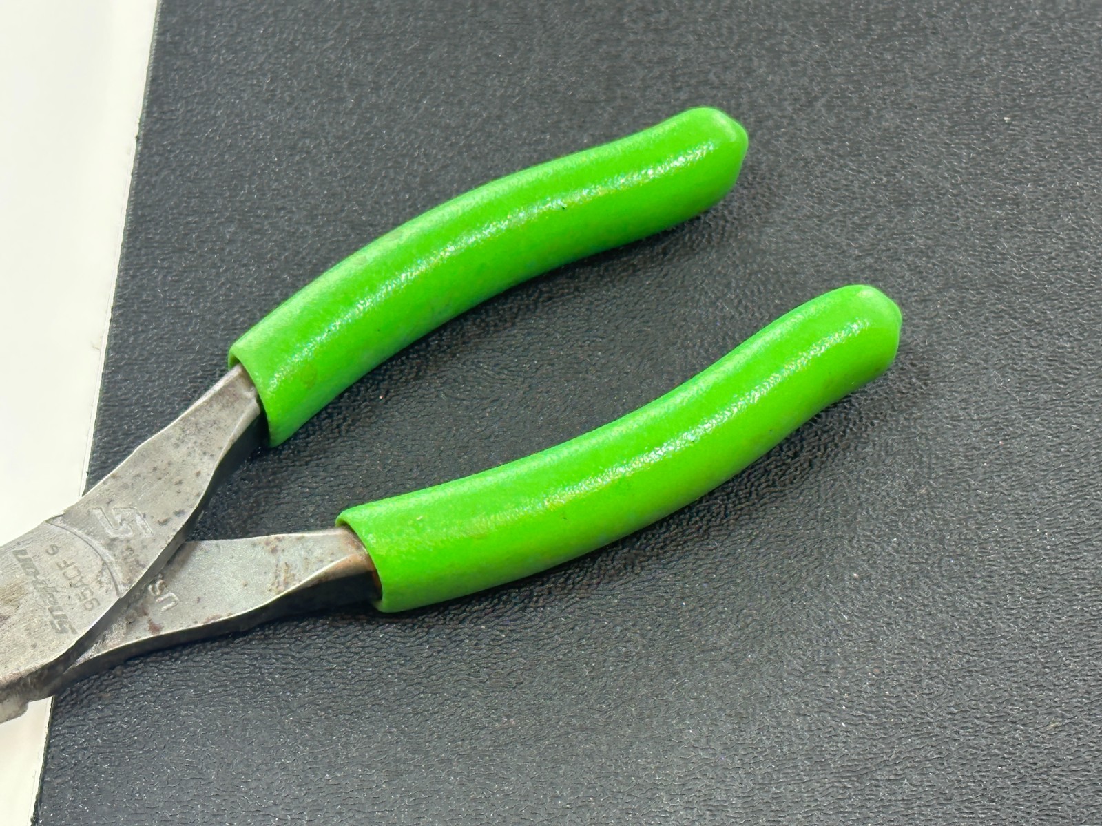 🇺🇸 Snap-on Tools USA 95ACFG GREEN 6″ Soft Comfort Grip Needle Nose Pliers