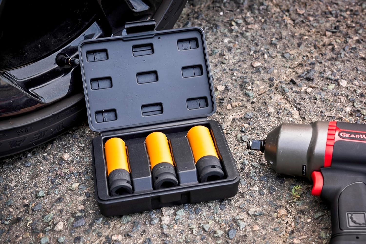 Thin Wall 1/2″ Drive Impact Sockets – 3-Piece Set with Corrosion Resistance