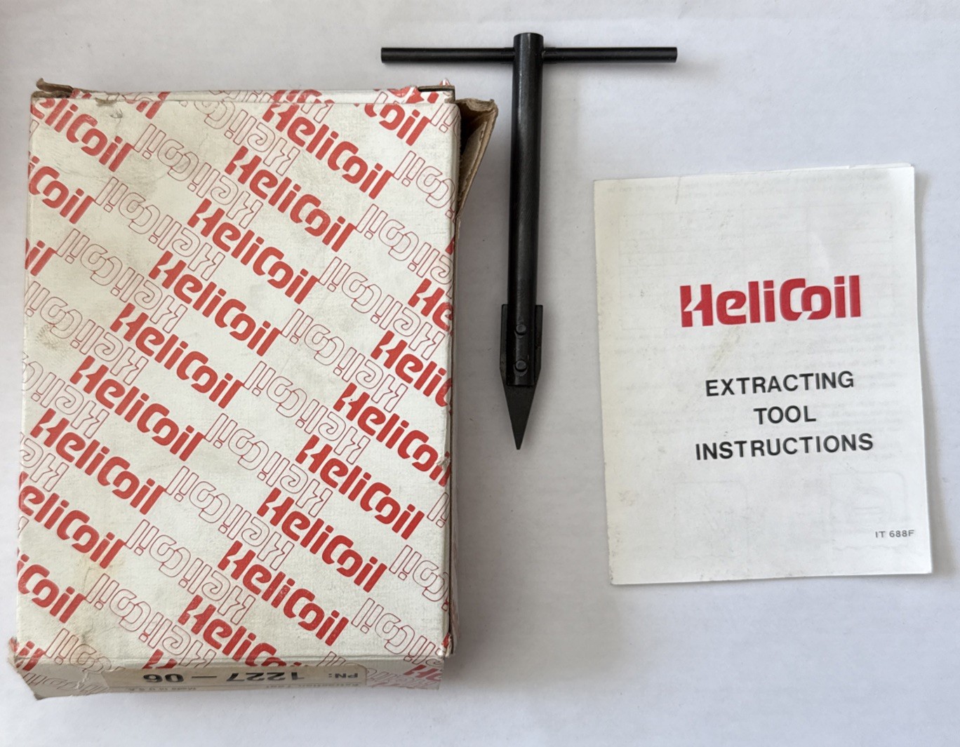 Heli-Coil 1227-6 Thread Insert Extracting Tool #3-#8 Damaged Box