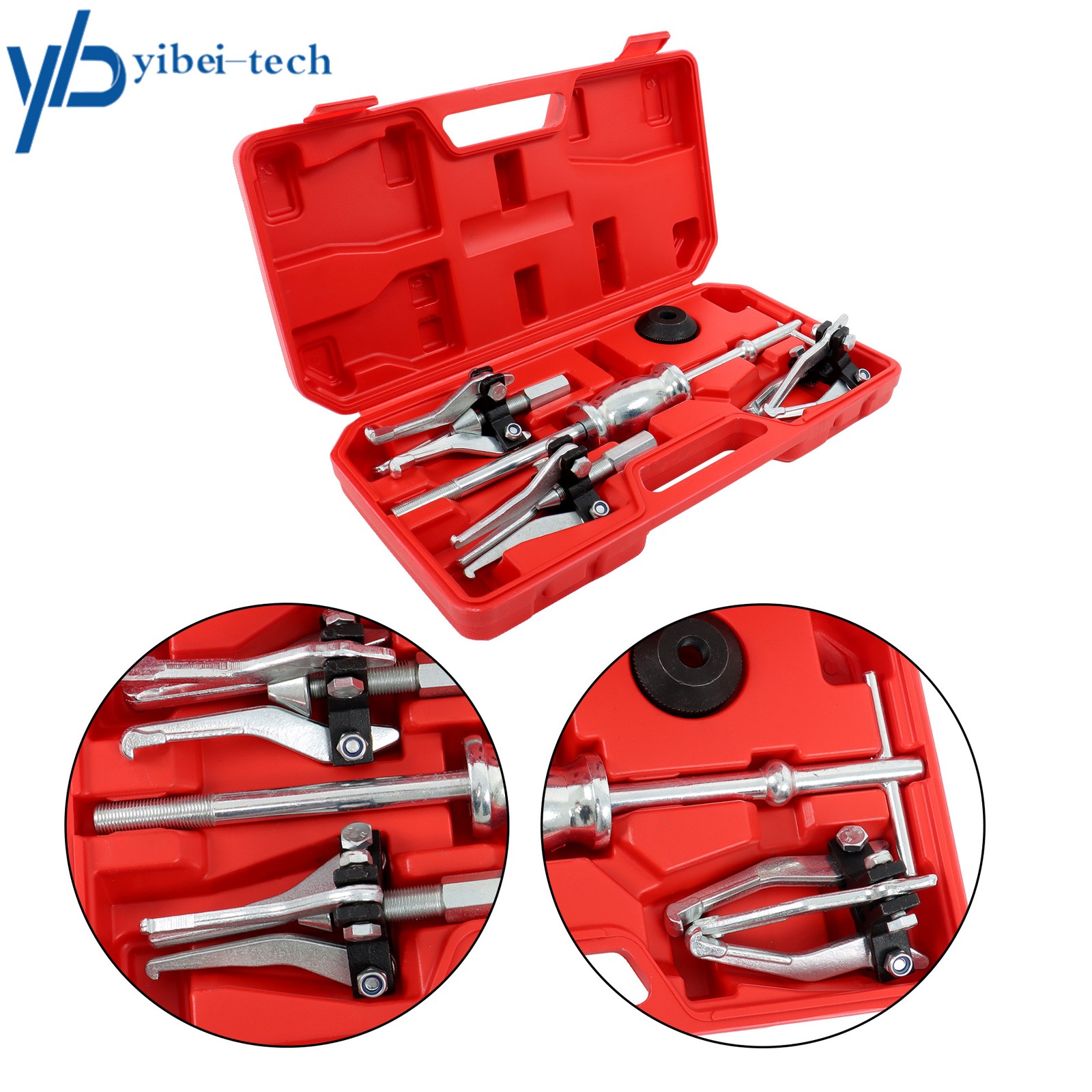 Gear bearing Slide Hammer Puller 1 Set 3 Jaw Internal External Puller tool