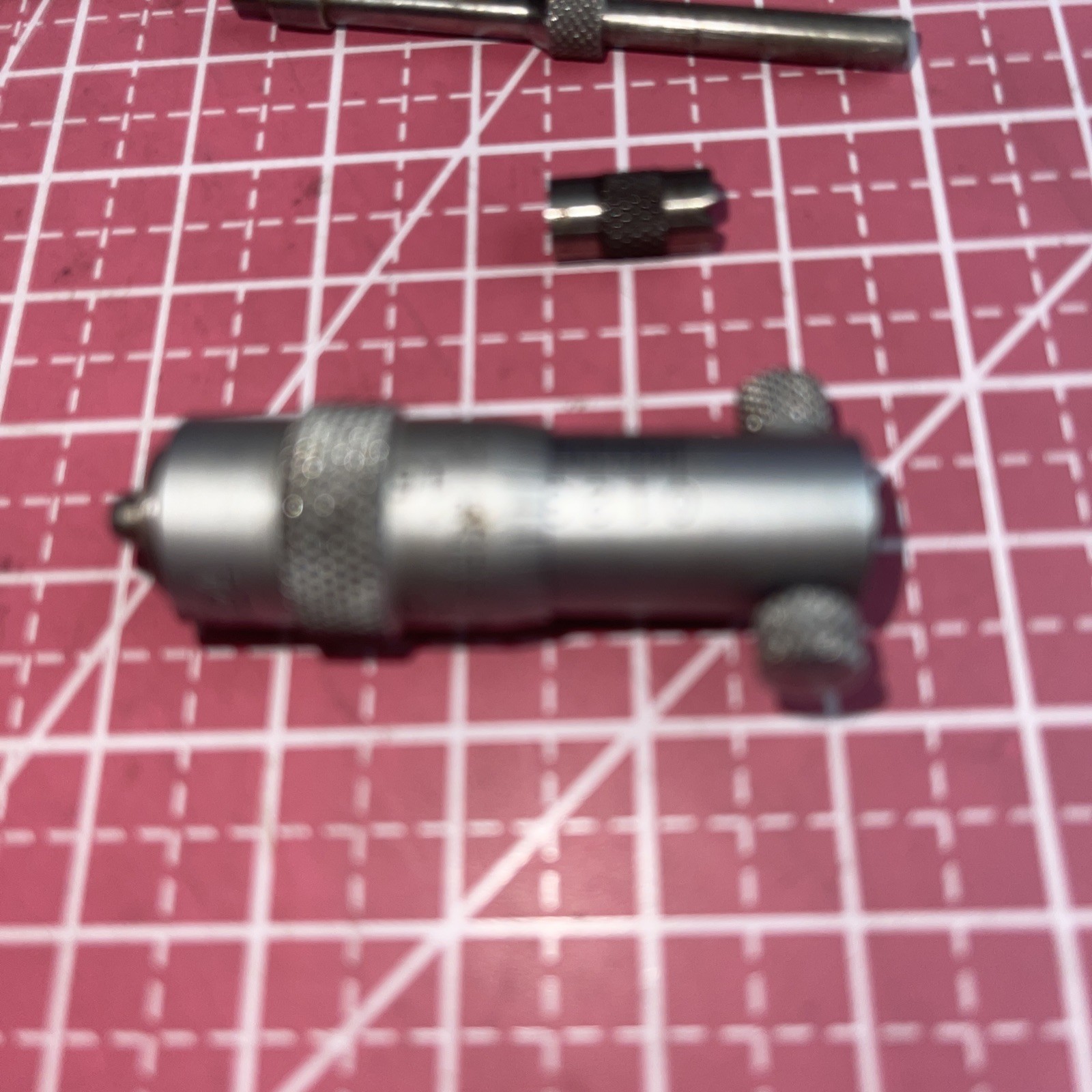 Vintage LS Starrett USA No 124 Inside Micrometer Partial Set 7 Piece Satin