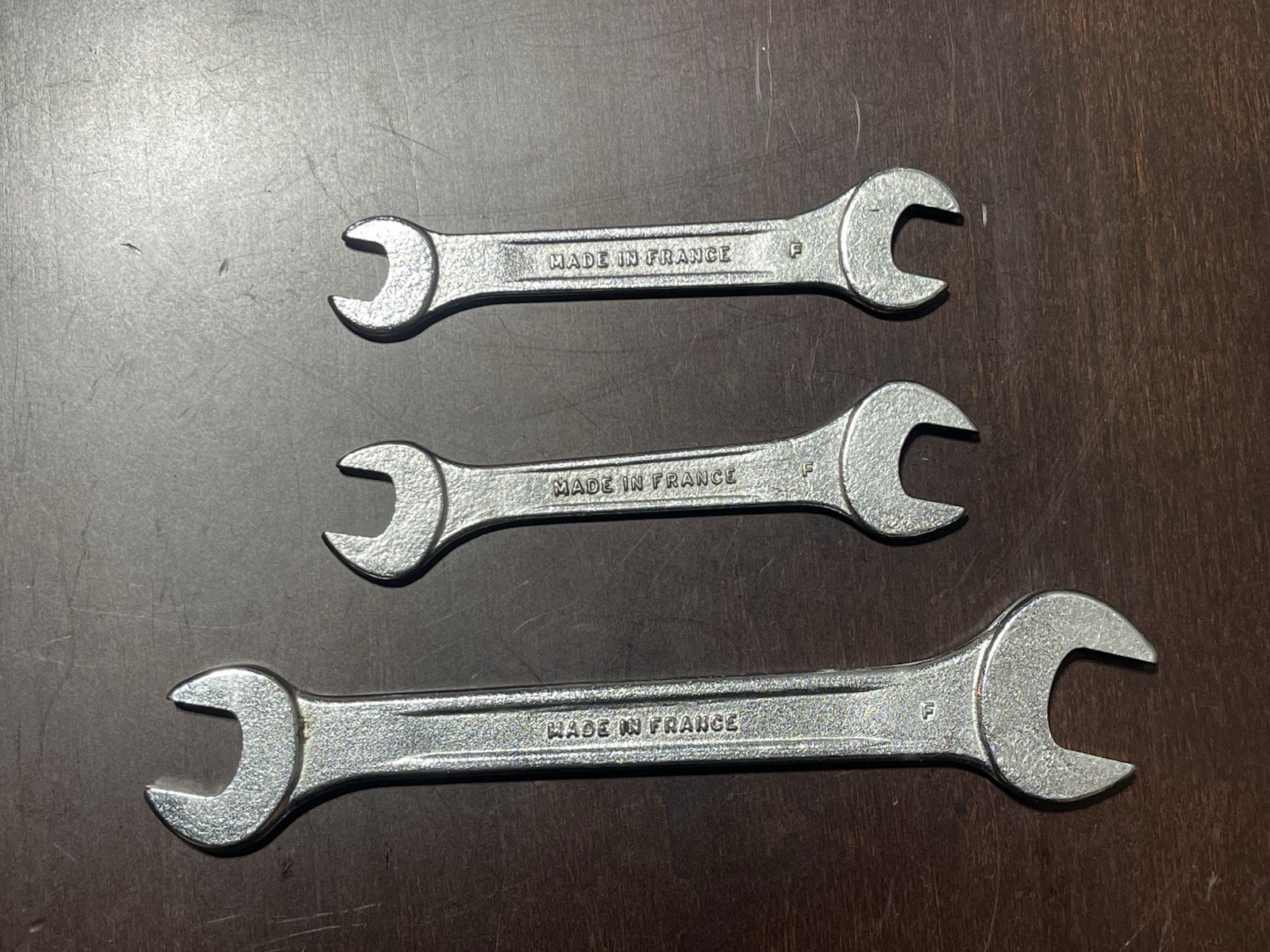 Renault Metric Wrench Lot (17 – 14, 13 – 11, 12 – 10) Made in France 1970’s