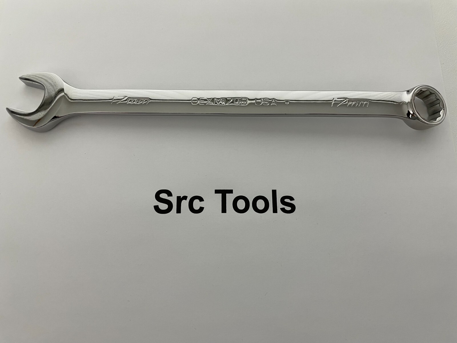 Snap-On Tools USA NEW 17mm Metric Standard Chrome Combo Wrench OEXM170B