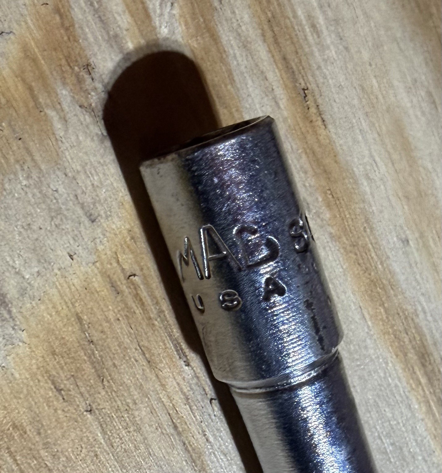 Vintage MAC Tools SC33 Brake Bleeder Wrench 5/16” x 1/4” 90° Offset Made In USA￼
