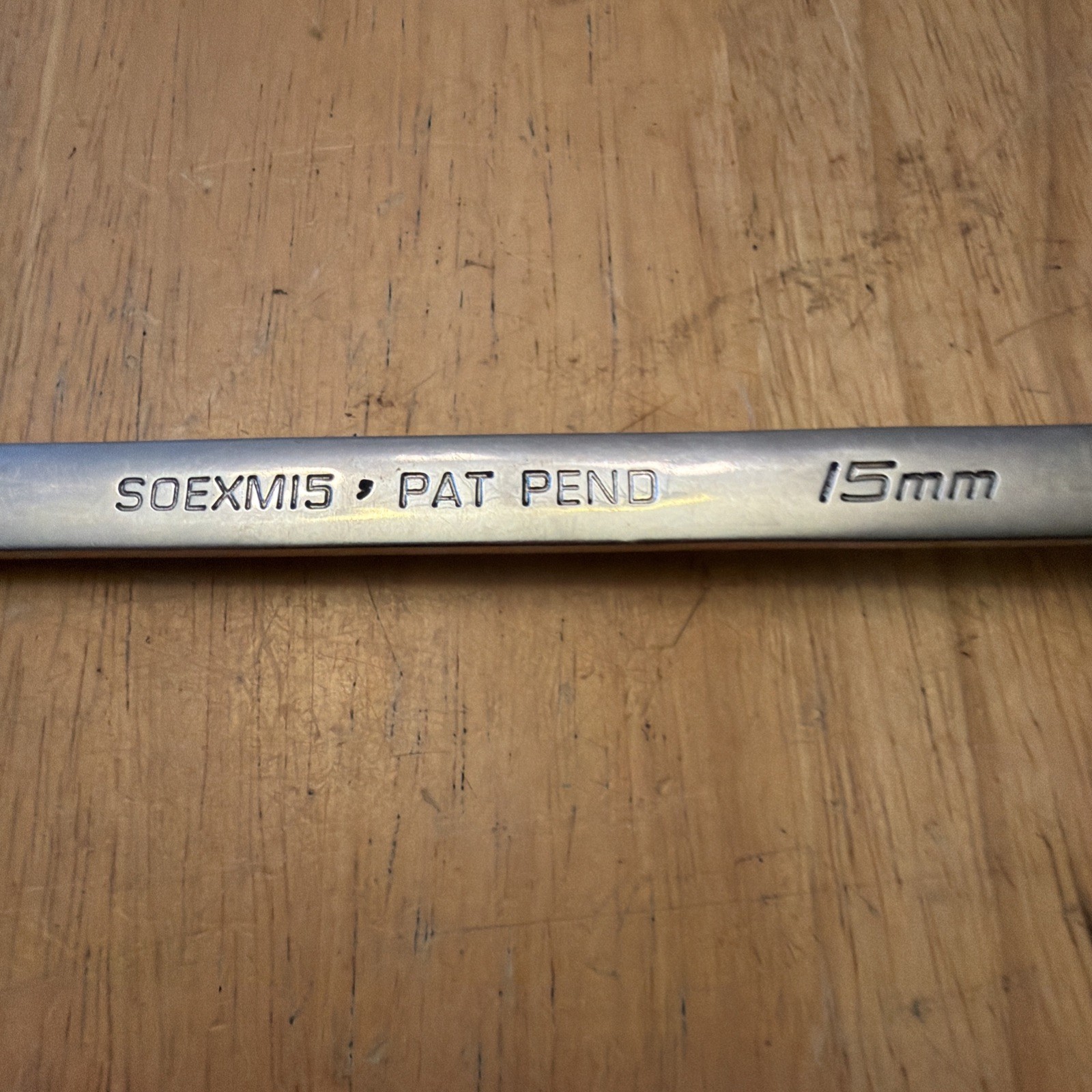 Snap-On Tools SOEXM15 15mm Metric 12 Point Flank Drive Plus Combination Wrench