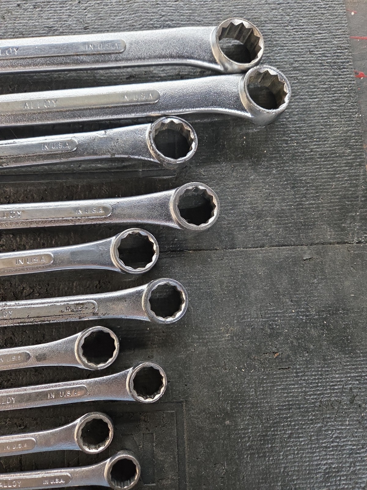 Vintage S-K Wayne 14-Pc SAE Combination Wrench Set 5/16″ – 1 1/8″ USA