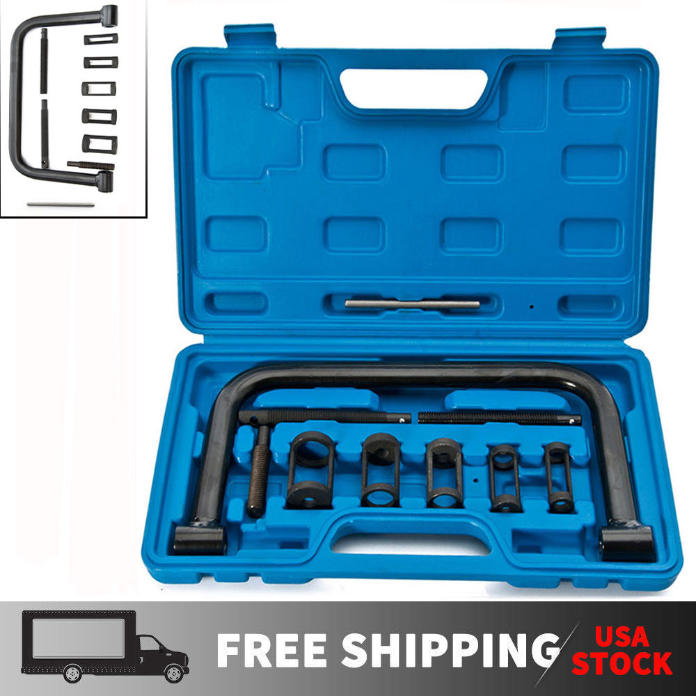 10 PCS Cylinder head Valve Spring Installer Remover OHV/OHC Compressor Tool Kit