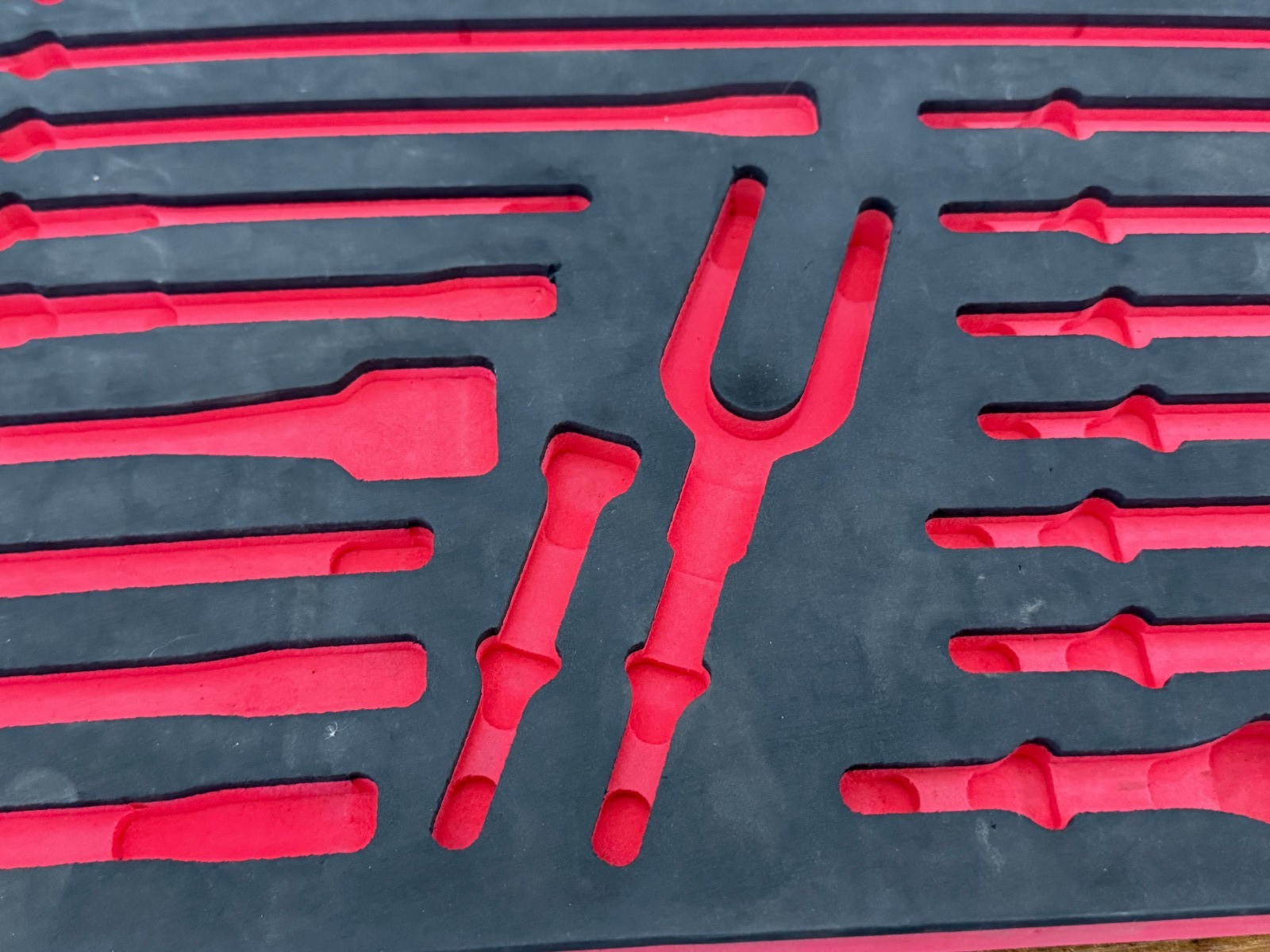 Snap-On Tools NEW RED Foam Organizer Tray ONLY For PHG1020BKFR Air Hammer Bits