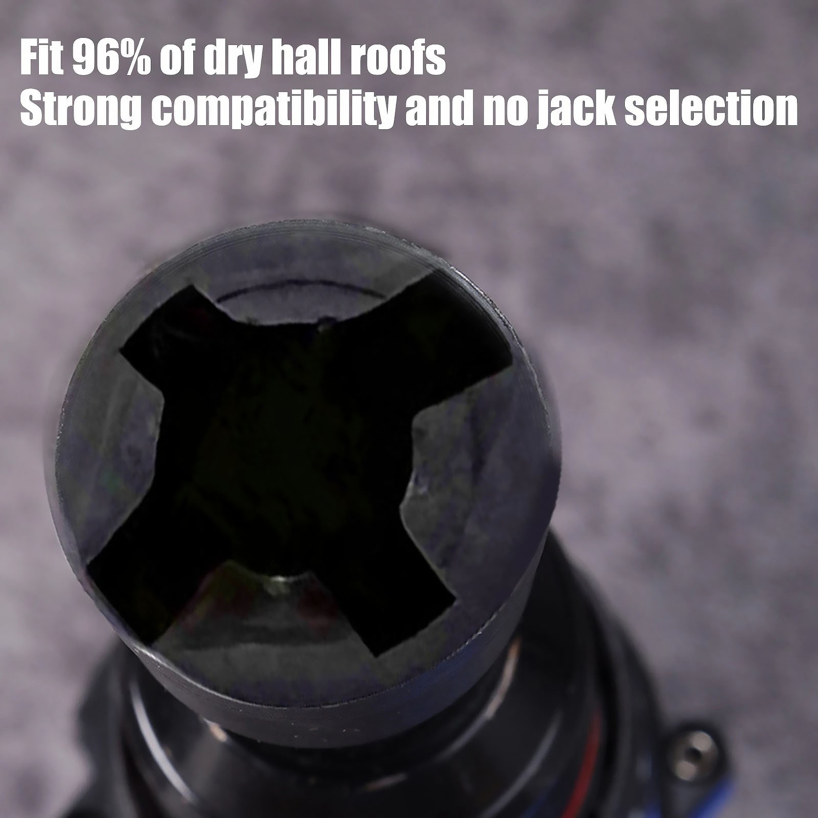 Power Drill Adapter for Vehicle Scissor Jack, High Carbon Steel Socket Converter