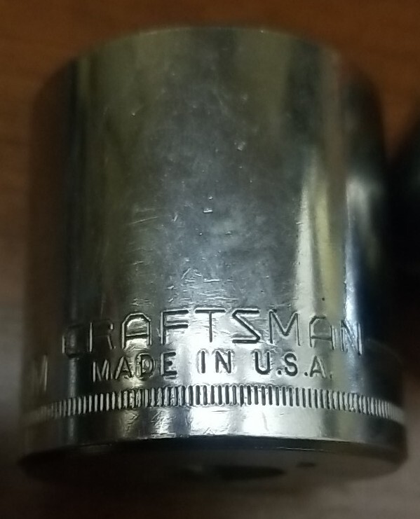 Lot 5 Piece 1/2 Drive SAE Sockets Large 36MM, 1 1/4, 1-1/16(2 Total) & 15/16