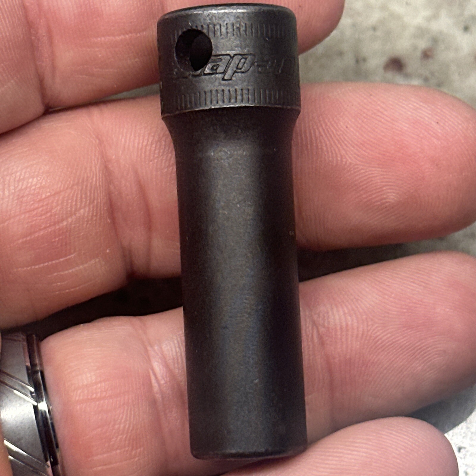 SNAP ON SIMFM9A 9MM 3/8″ DRIVE METRIC 6 POINT DEEP IMPACT SOCKET SIMFM 9 MM USED