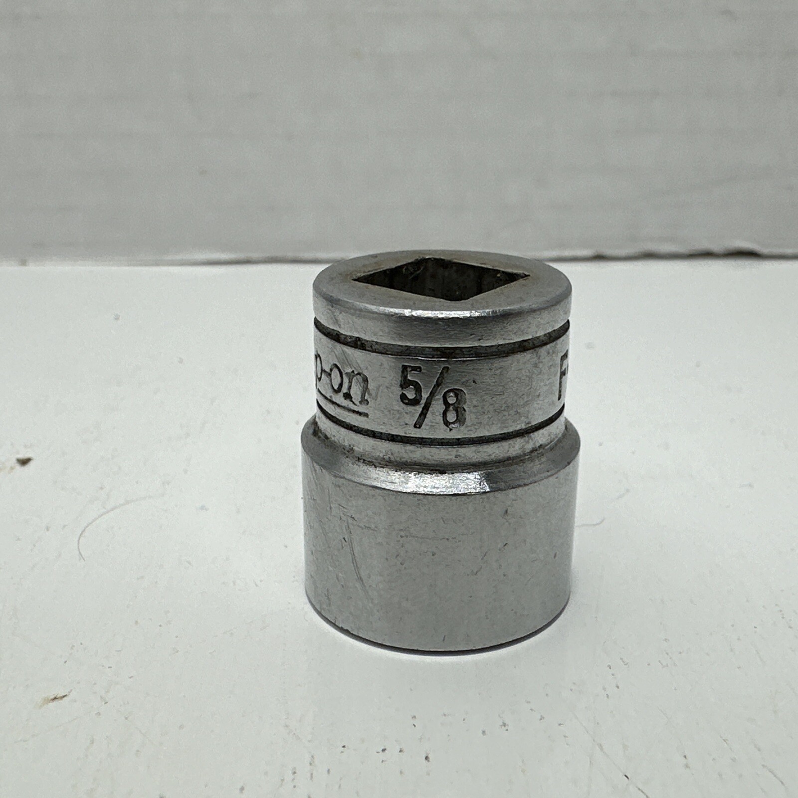 Vintage Snap On F201 5/8” Shallow Socket 3/8” Drive 12 Point USA