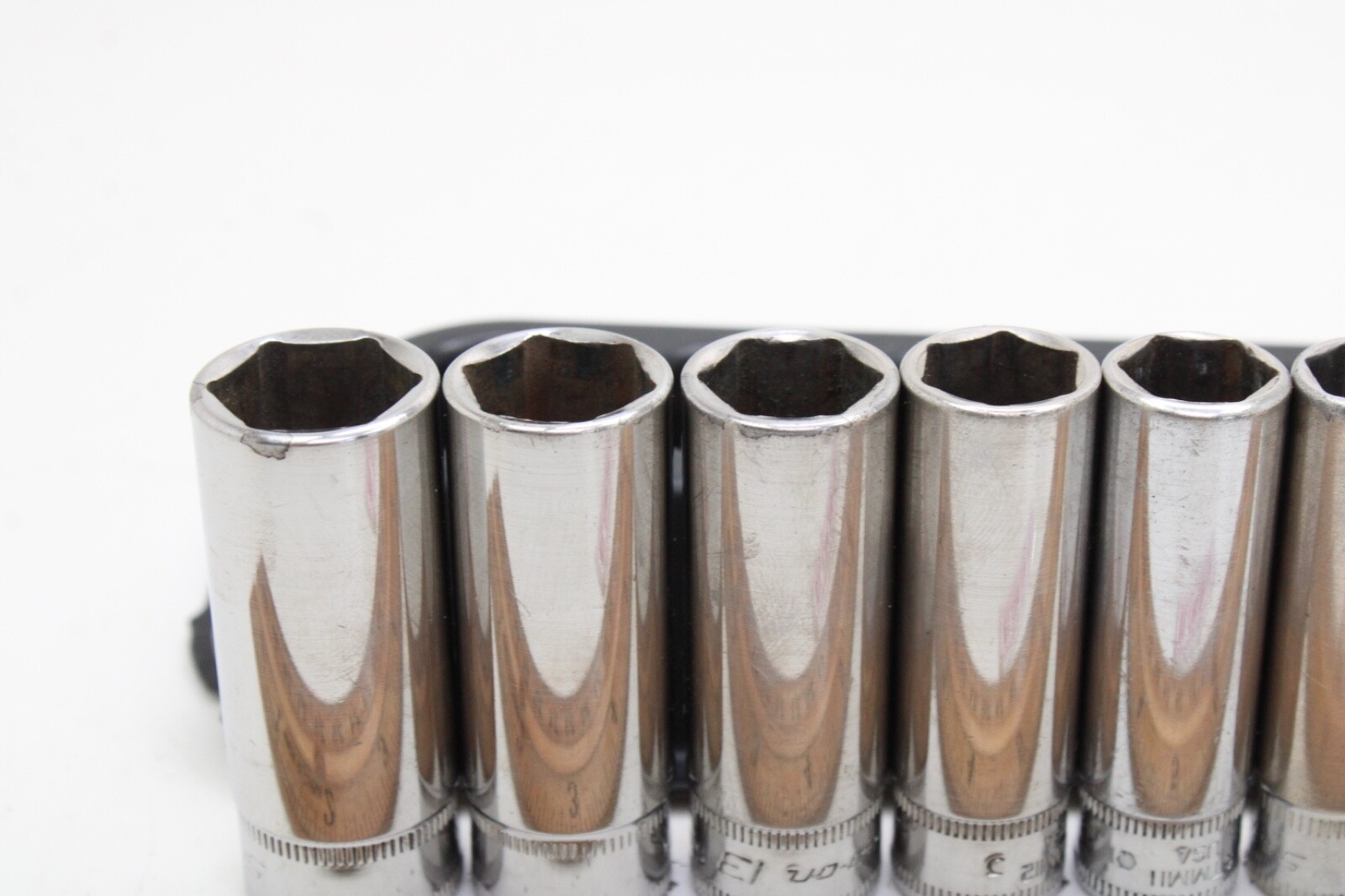 Snap-on 112STMMY 5-15mm 1/4″ Drive 12 Piece 6 Point Metric Deep Socket Set USA