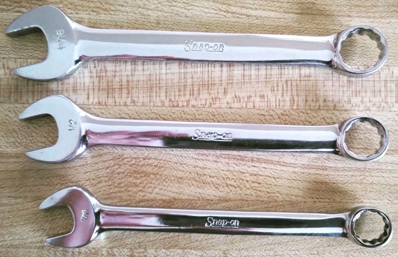 *6 pc Snap On SAE 11/32, 3/8, 7/16, 1,/2, 9/16