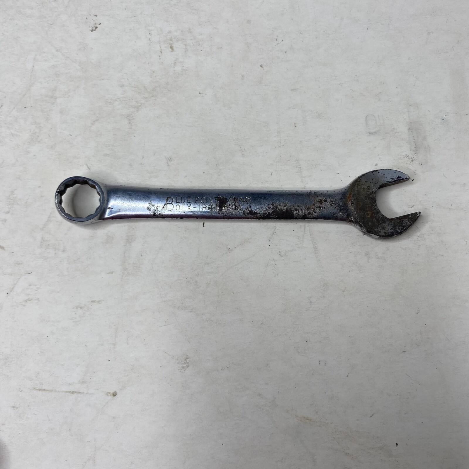 Blue-Point Lot OEX20 5/8″, + OEX-180 9/1 12-point Combination Chrome Wrench USA