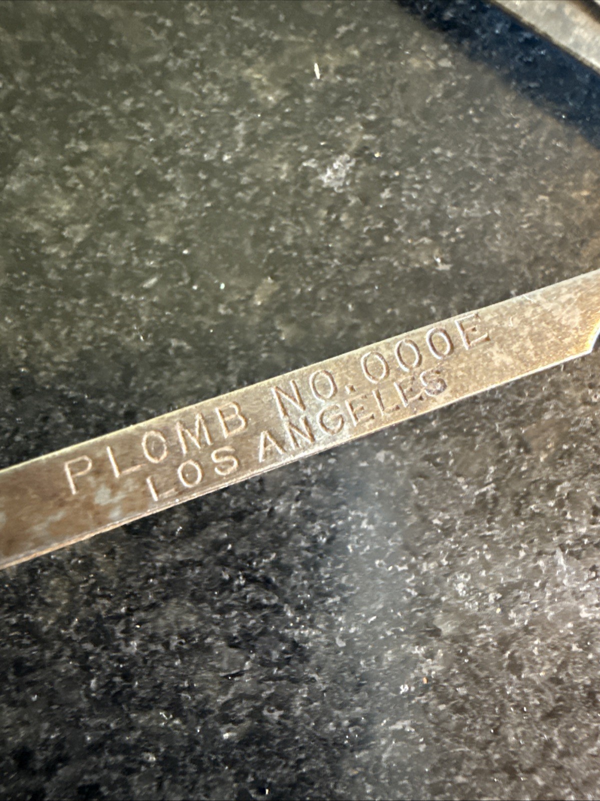 PLOMB Feeler Gauge 000E Los Angeles 1930’s-40’s Antique Original Rare Tool