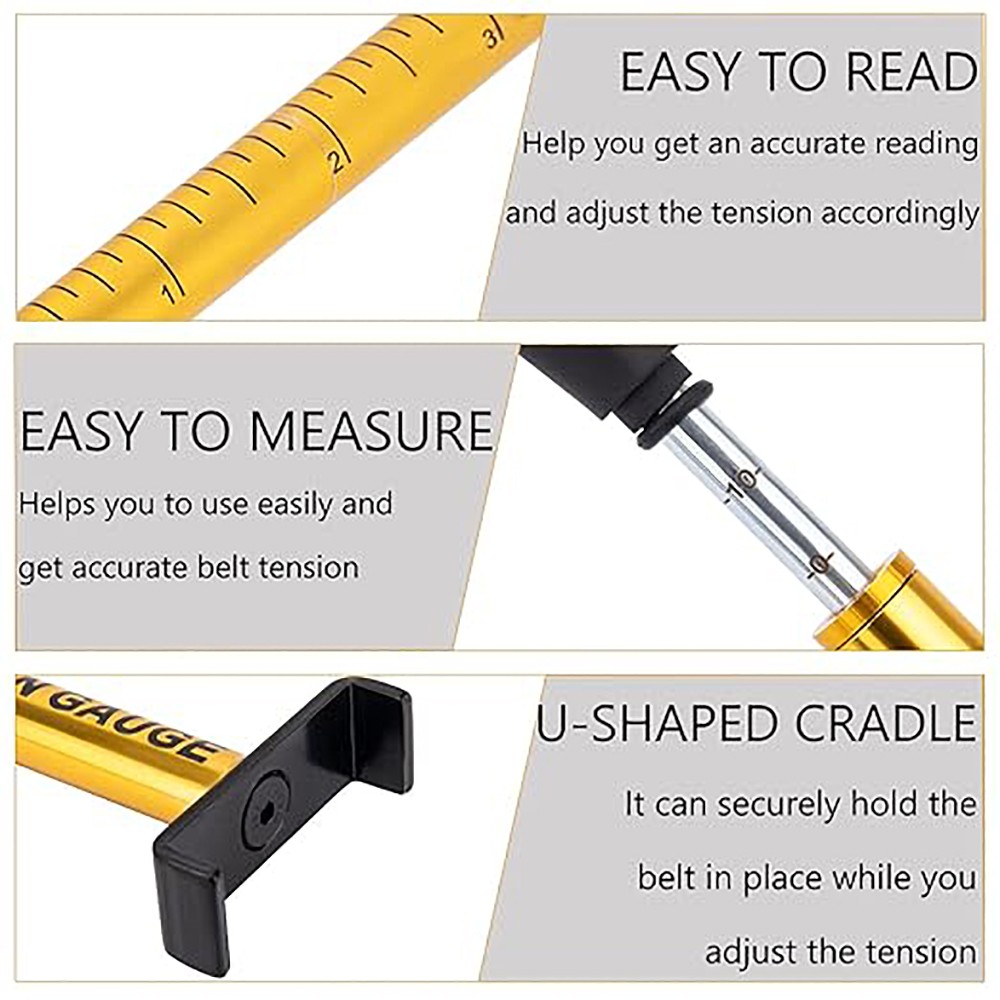 Motorcycle Secondary Drove Belt Adjustable Belt Tension Gauge Tool NEW