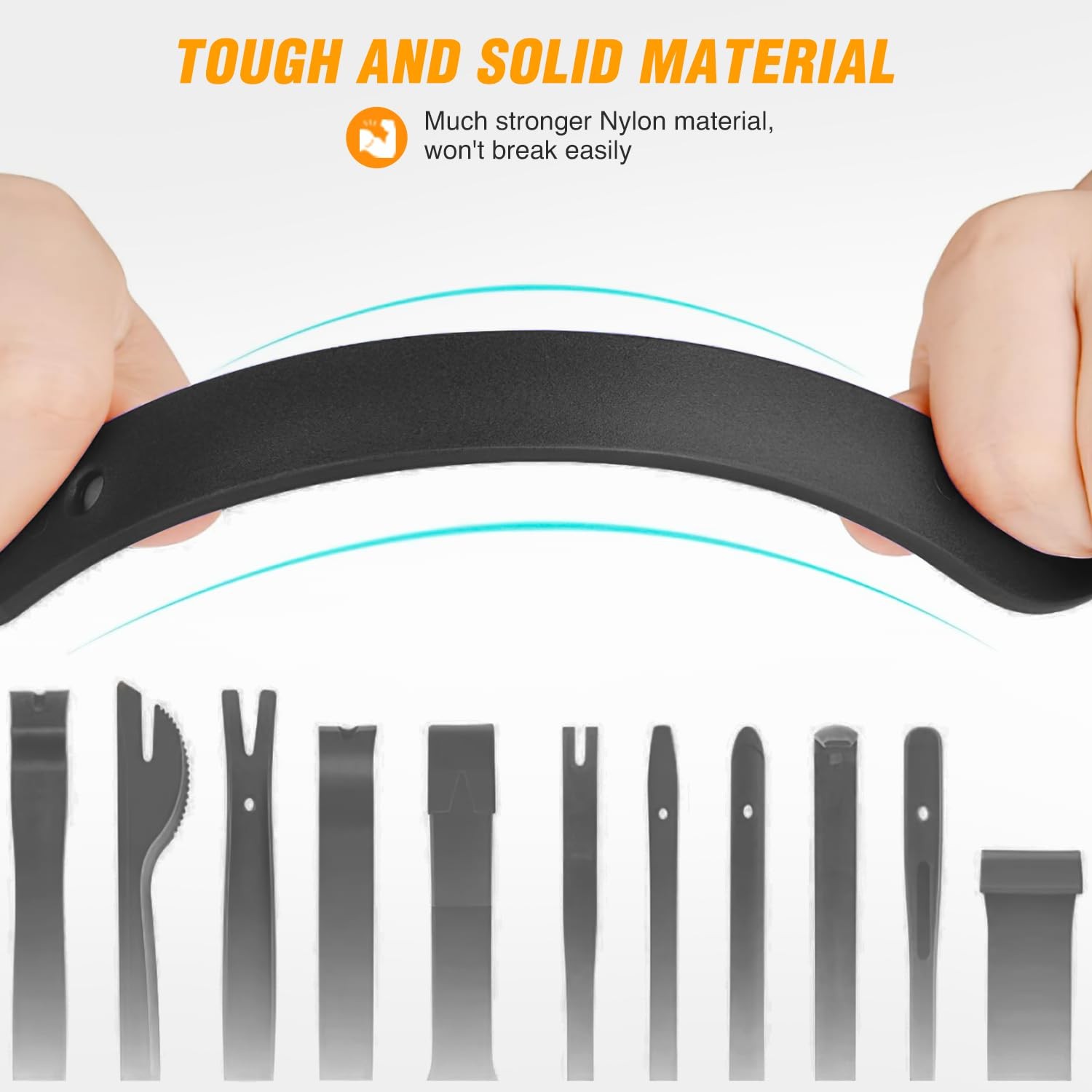 11Piece Auto Trim Removal Tool Kit for Car Audio, Dash, Door Panels