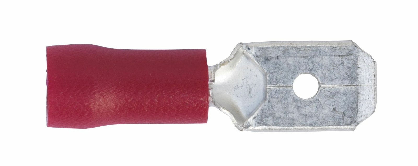 Sealey RT22 Push-On Terminal 6.3mm Male Red Pack of 100