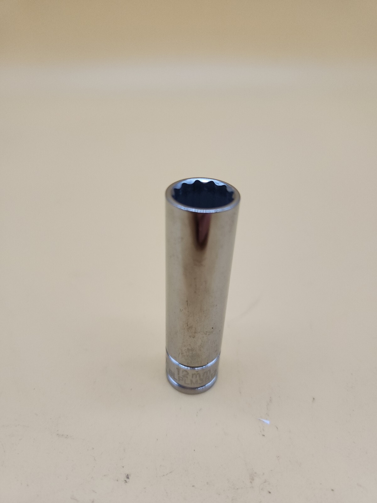Blue-Point Tools 3/8″ Drive 12mm Metric 12 Point Deep Chrome Socket BLPLM3812