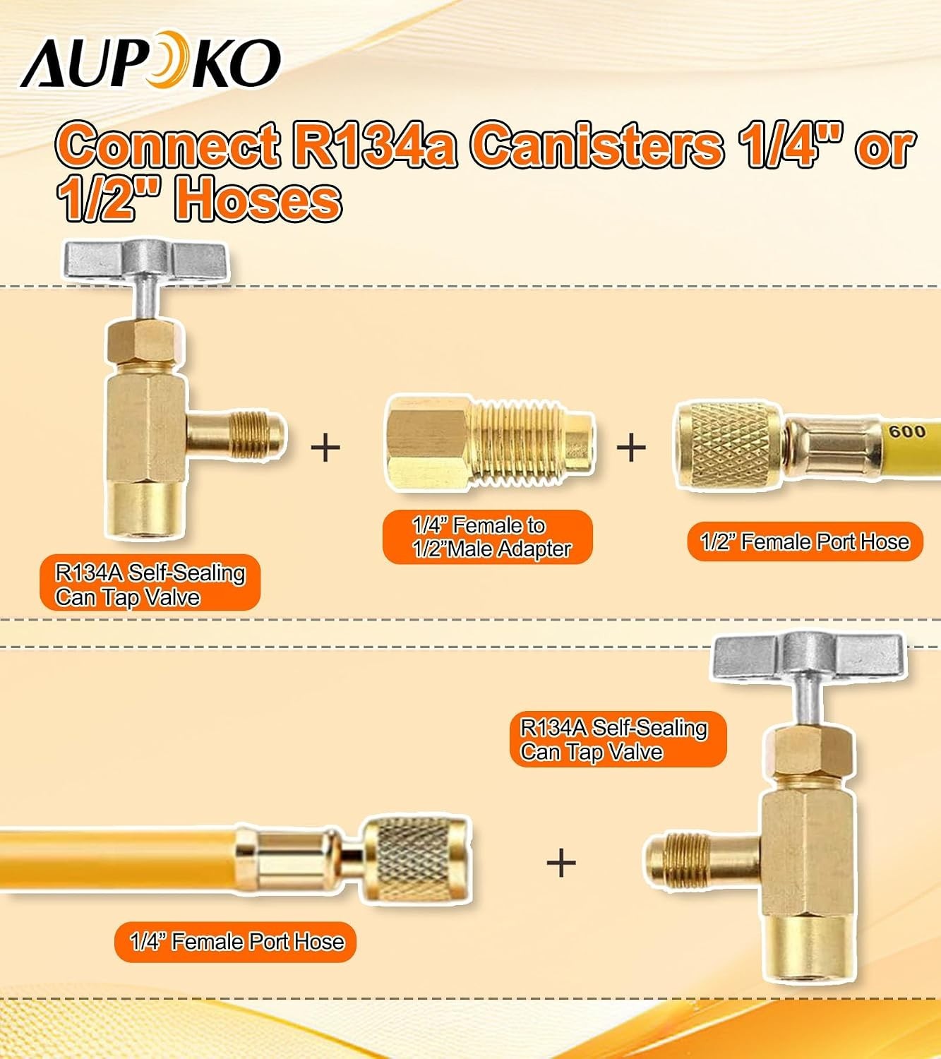 R134A Refrigerant Bottle Opener – Versatile Adapter for Automotive AC Systems