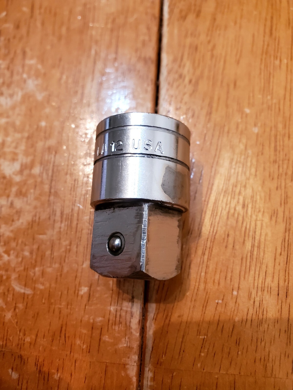 Snap On 1/2F To 3/4M Drive Locking Button Adaptor Socket LA12