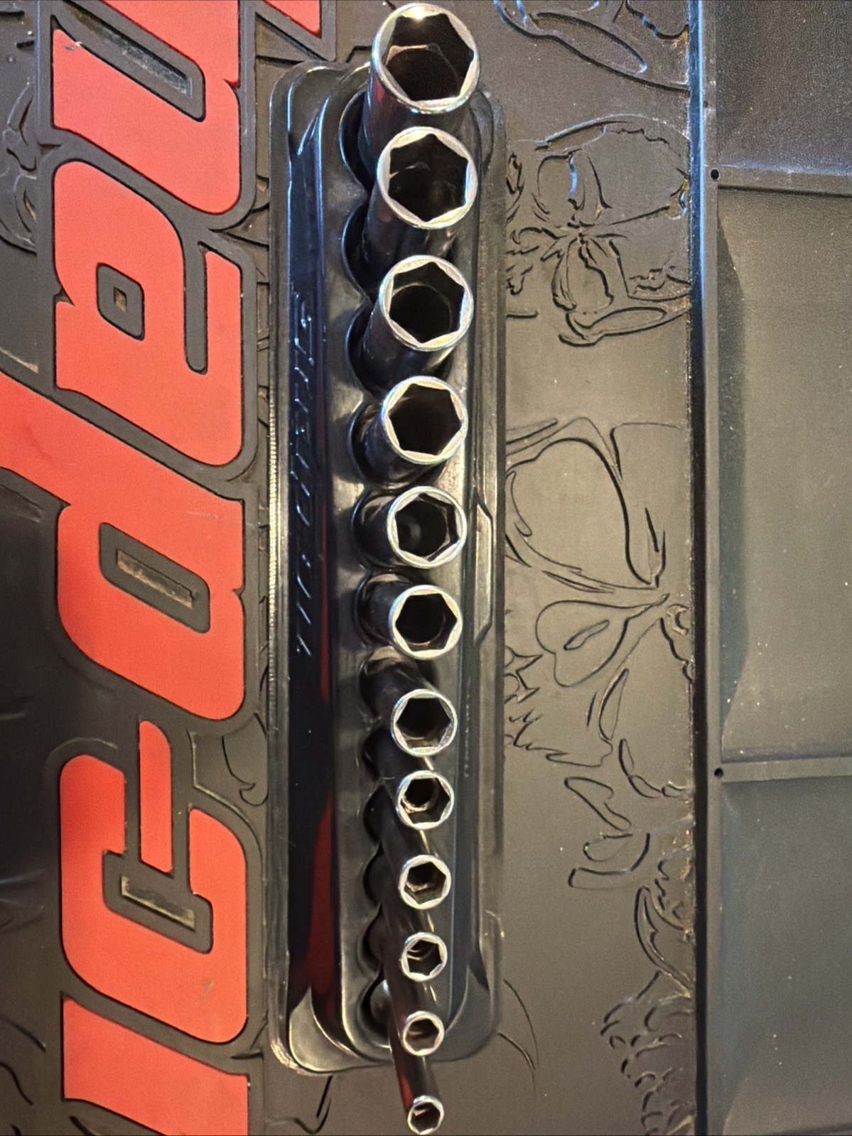 Snap-on 112STMMY 5-15mm 1/4″ Drive 12 Piece 6 Point Metric Deep Socket Set USA