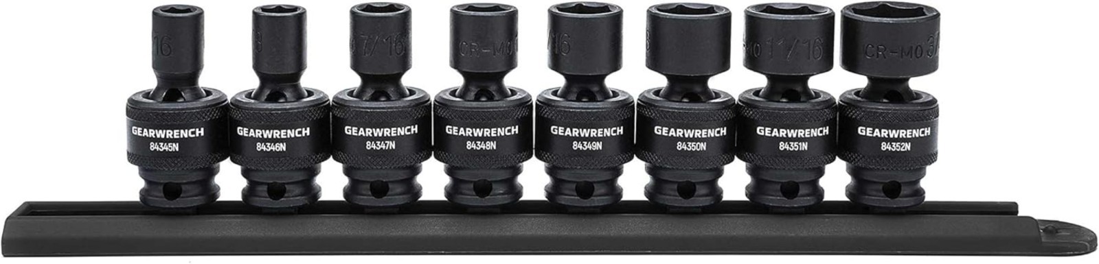 Durable 8-Piece 3/8″ Drive Impact Socket Set with Manganese Phosphate Finish