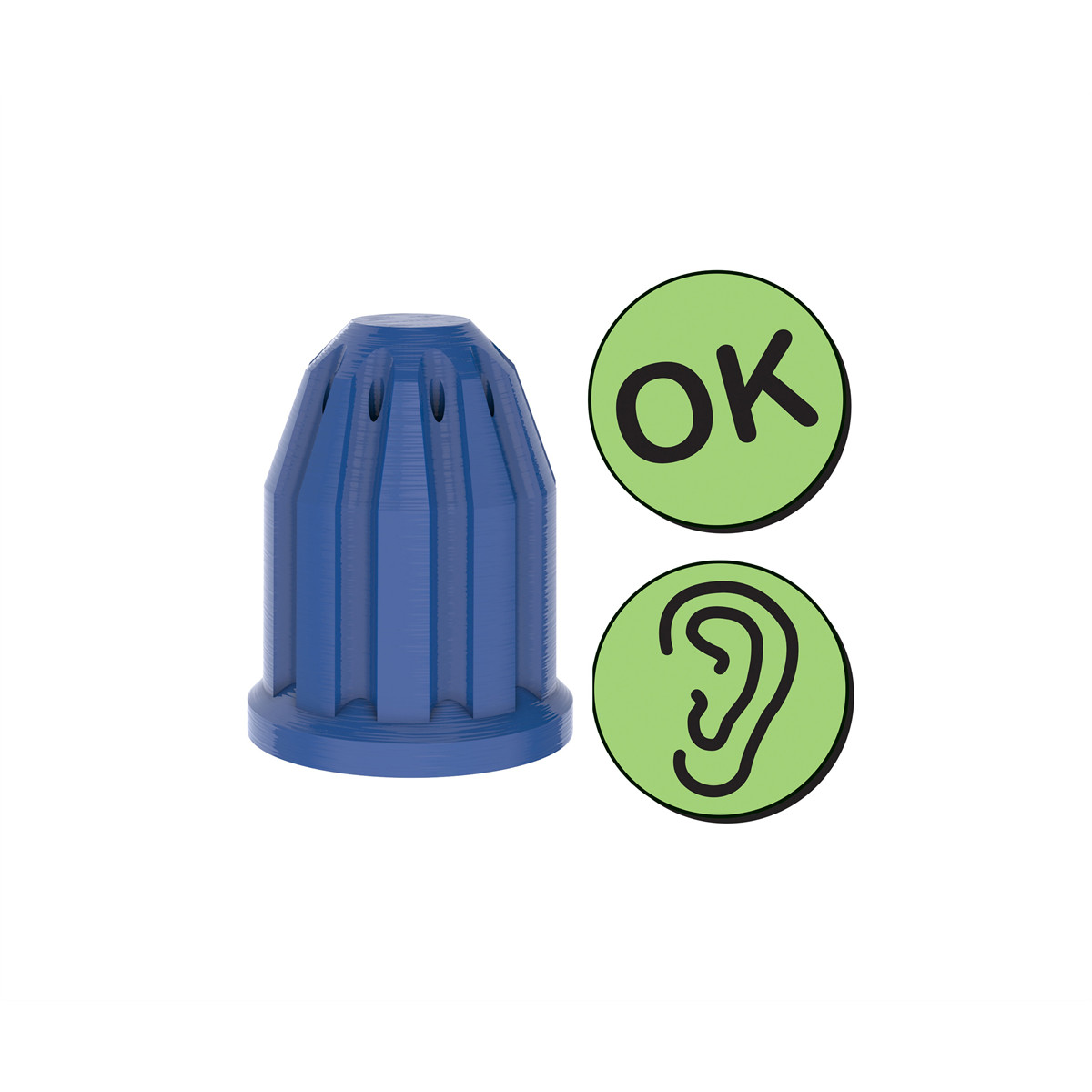 Vacula Silencer Threaded OSHA Compliant