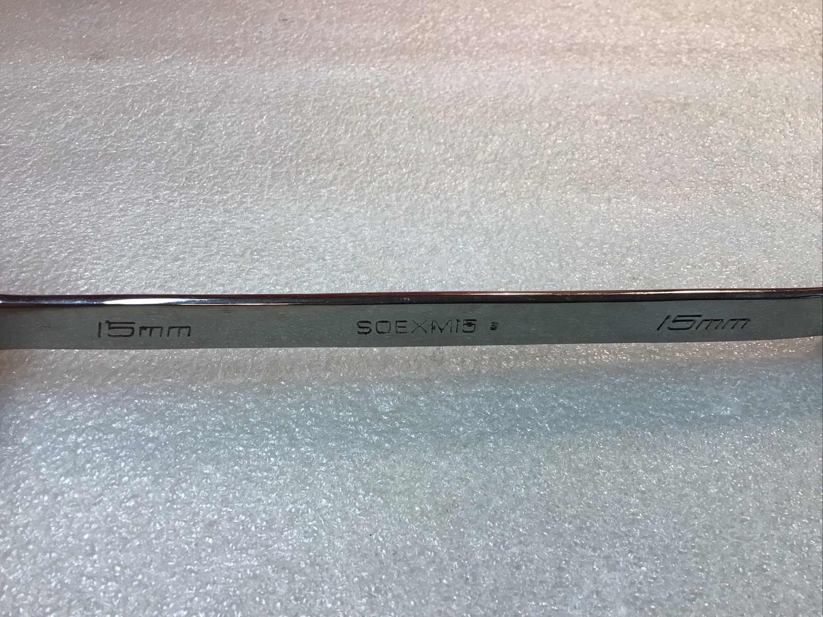 Snap On#SOEXM15 – 15mm, 12 Pt. Flank Dr. Plus Standard Combo Wrench-USA-NICE-
