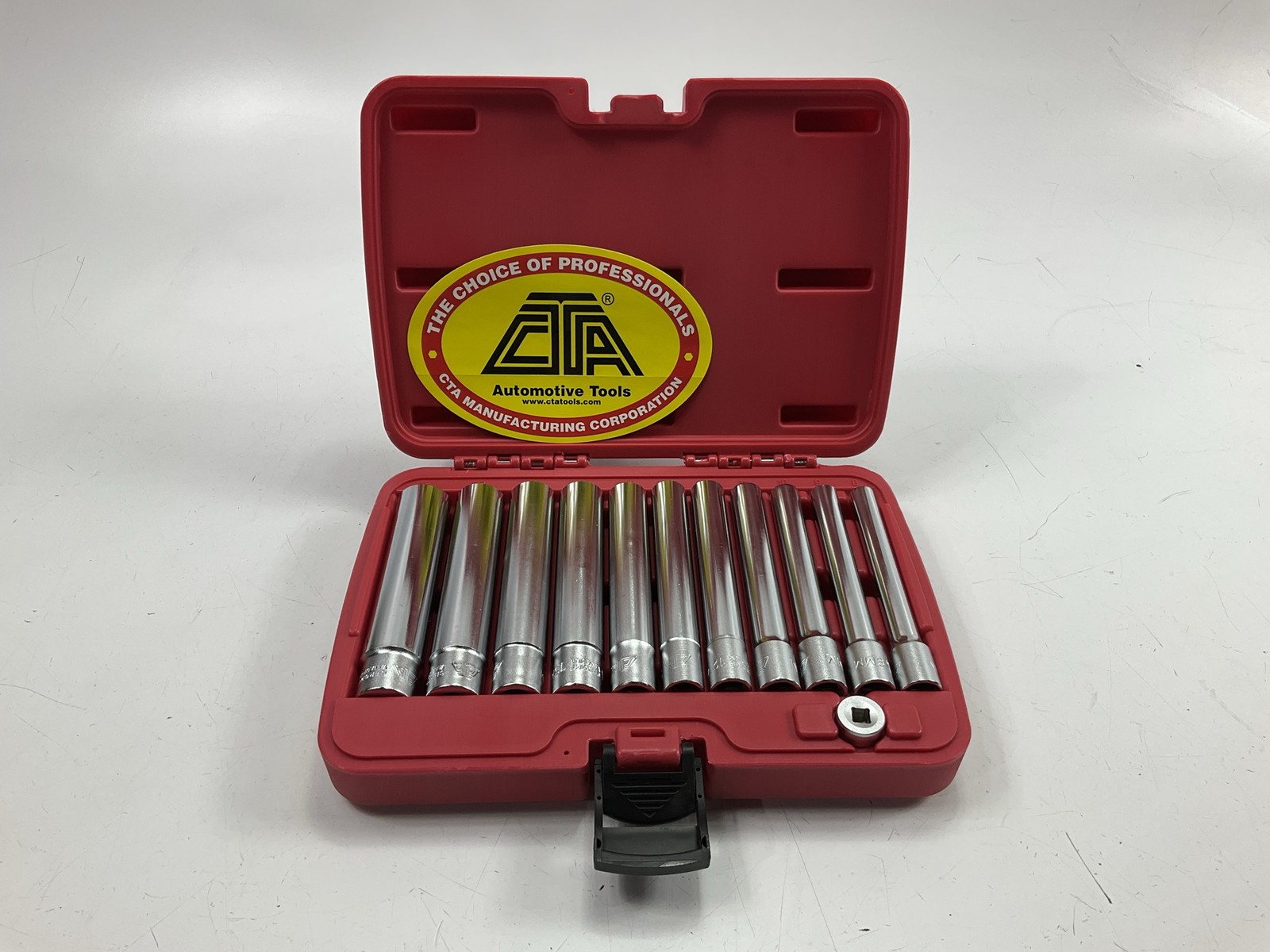 CTA TOOLS 1099 11 Piece EXTRA Deep Metric Socket Set (8mm-18mm)