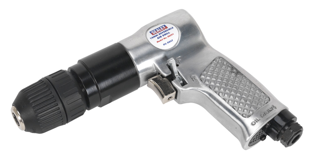 Sealey SA241 Air Drill 10mm Reversible with Keyless Chuck