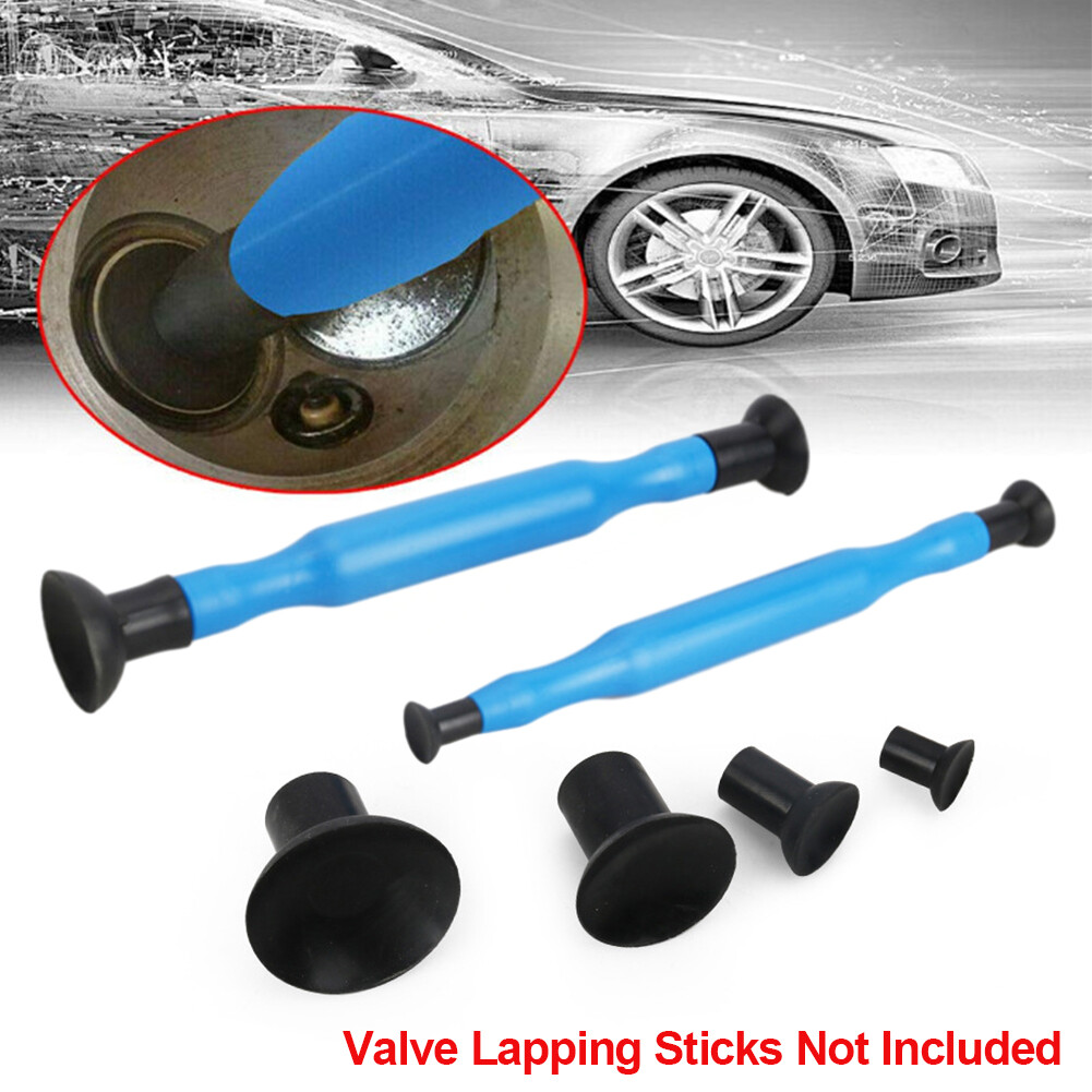 4pcs/set Car Valve Lapping Sticks Sucker Rubber Head Fittings Grinding Tools