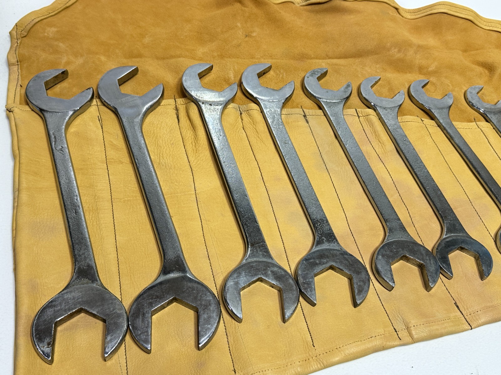 🇺🇸 VULCAN Williams 17pc USA SAE 3/8 to 1-7/16″ Open-End 4-Way Angle Wrench Set