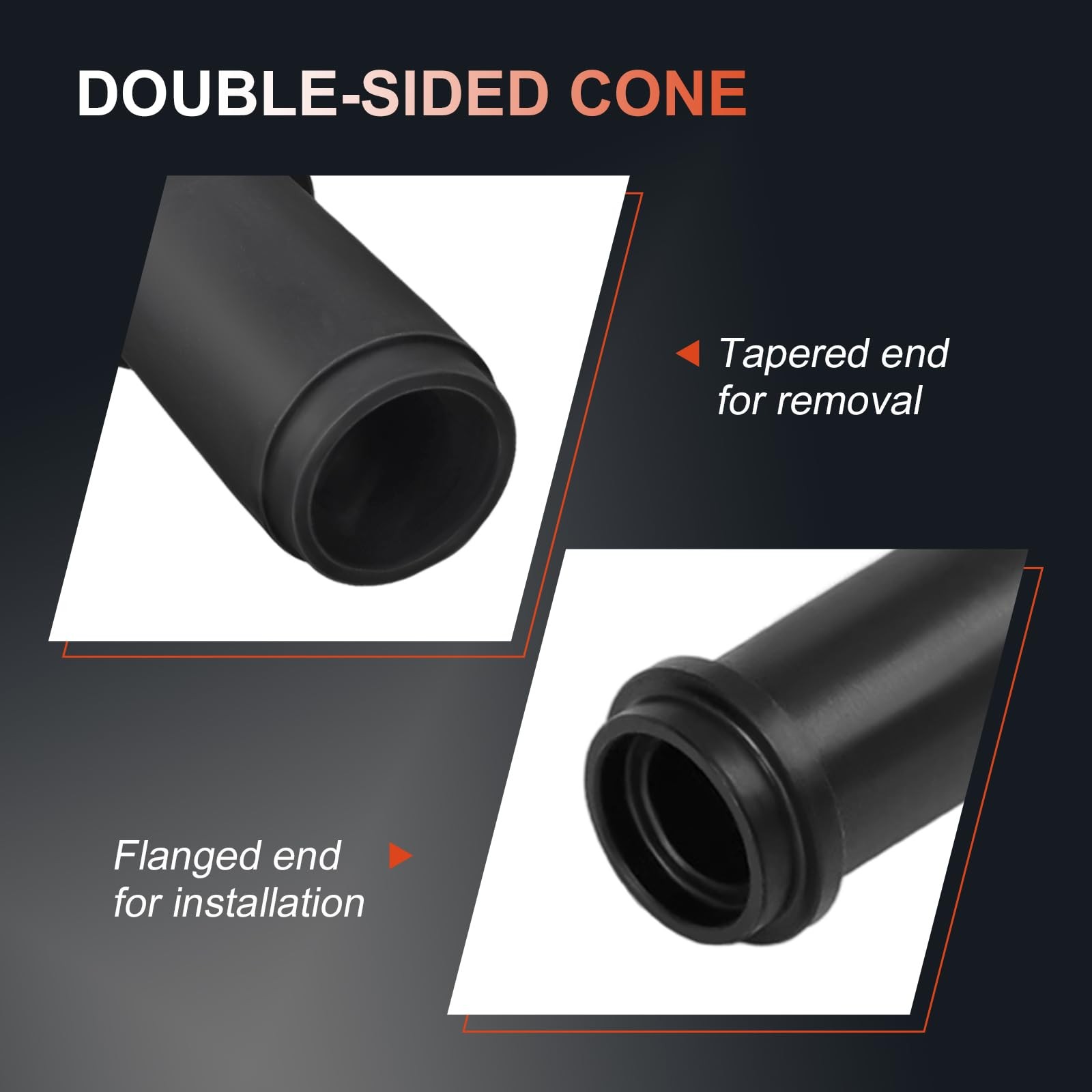 CRIDENG Anchor Pin Bushing Driver for 1-3/8” bushing and 11-1/2″ long, Black