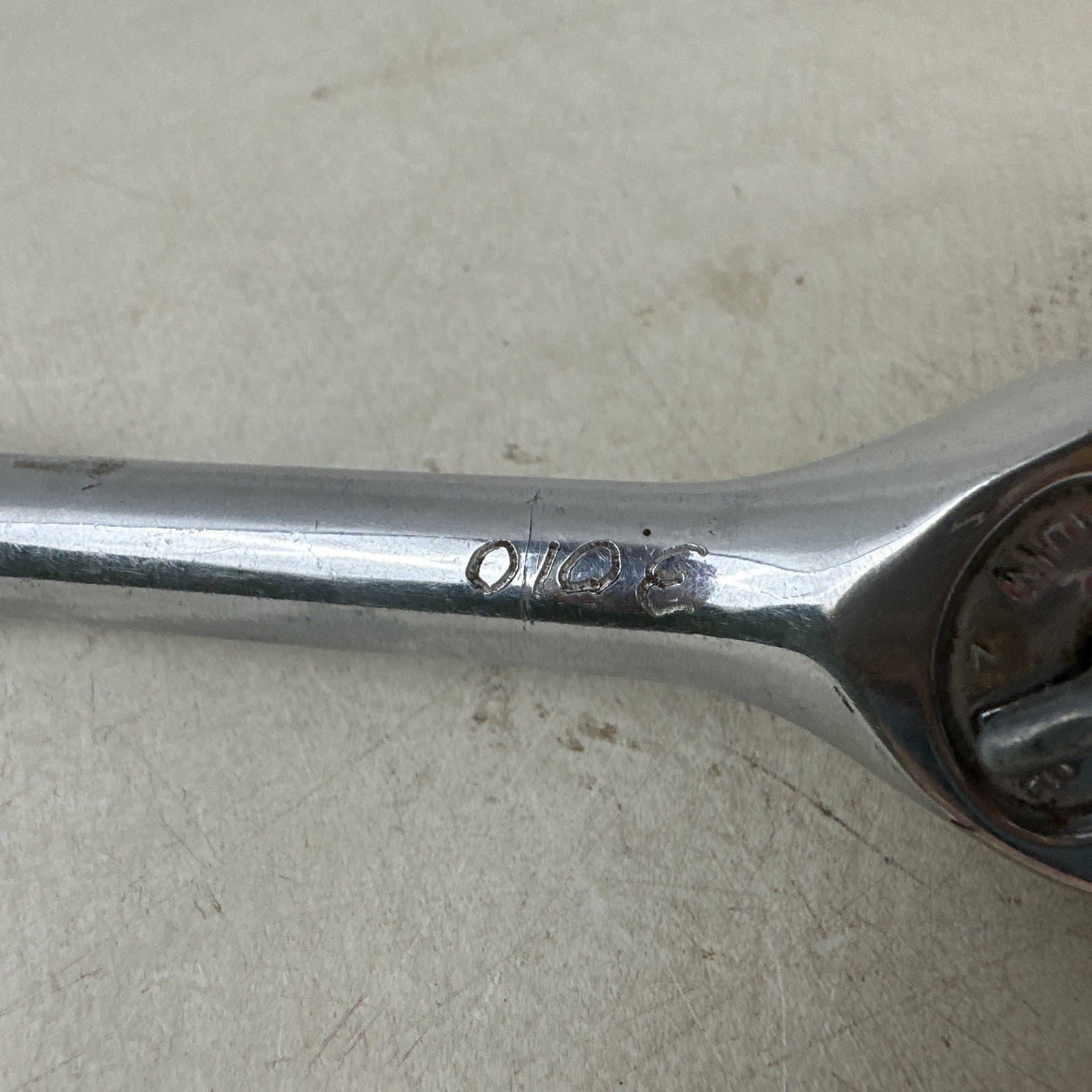 Snap On F830 Standard Handle 3/8” Ratchet About 7 1/2” Long Works Has Engravings