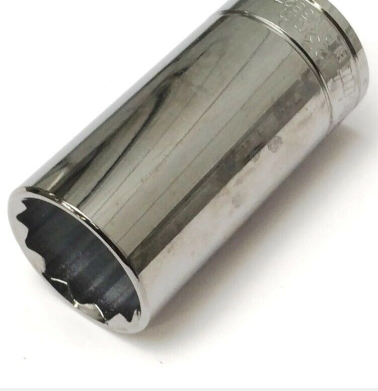 BLUE POINT Tools BLPLM3821, 3/8″ DRIVE, 21MM. SOCKET, DEEP/HIGH, 12 POINT.