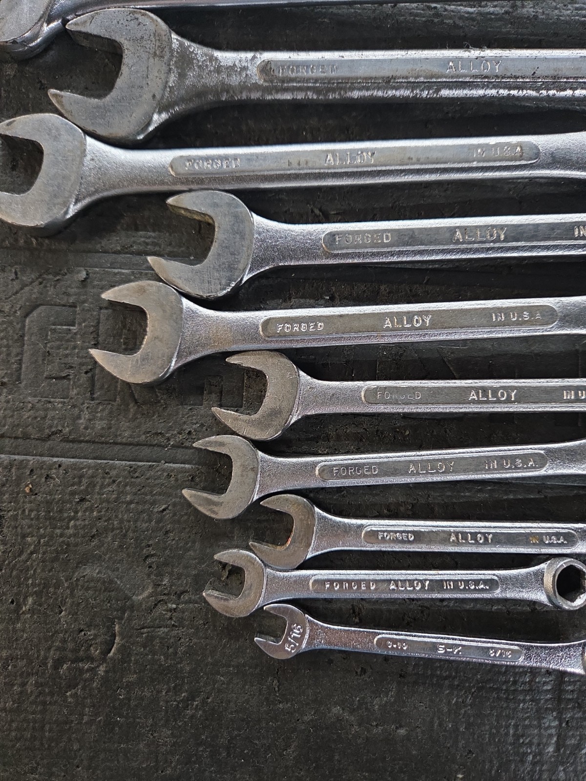 Vintage S-K Wayne 14-Pc SAE Combination Wrench Set 5/16″ – 1 1/8″ USA