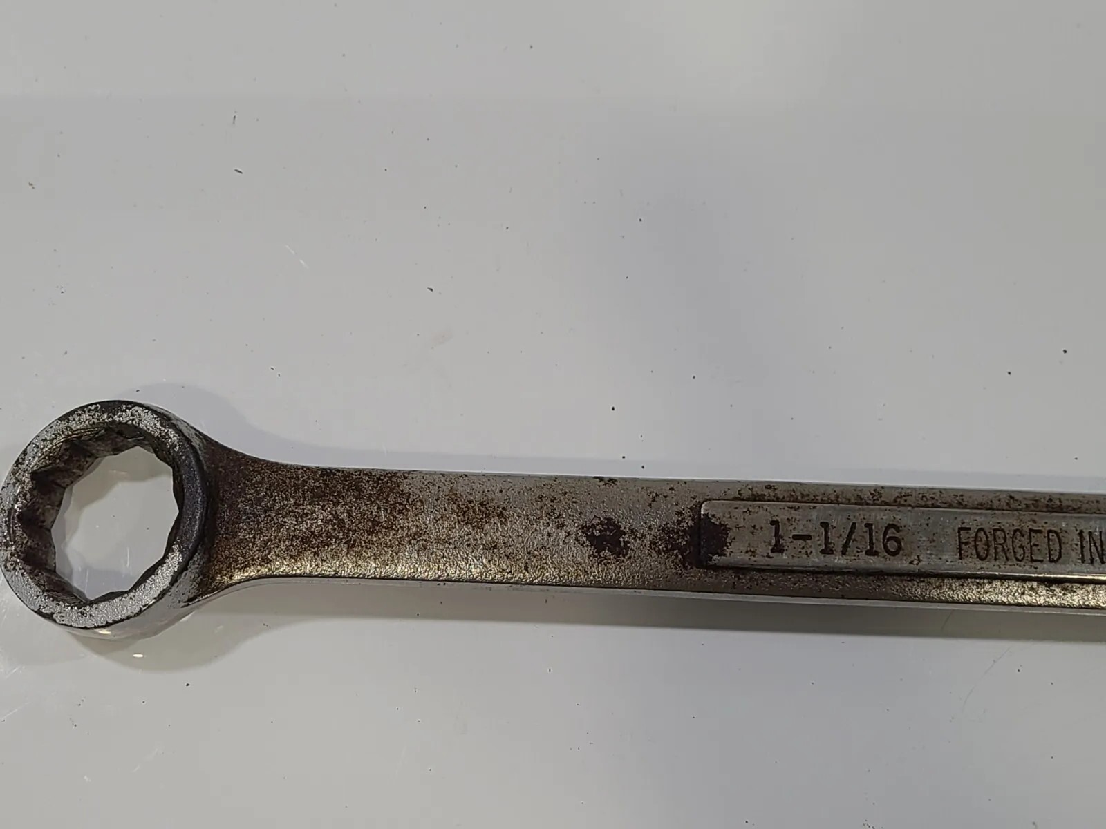 Lot Of 3 Vintage Craftsman U.S.A 1-1/16″-1-1/4″ Jumbo Combo Wrenches V Series
