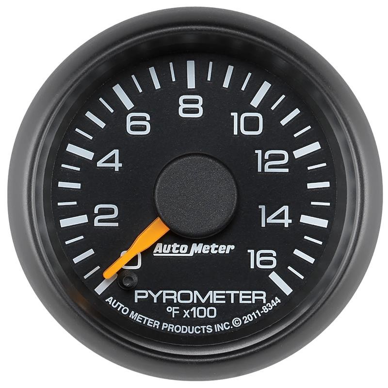 AutoMeter Factory Match GM For 2-1/16in 1600°F EGT Gauge – Fits Chevy & GMC
