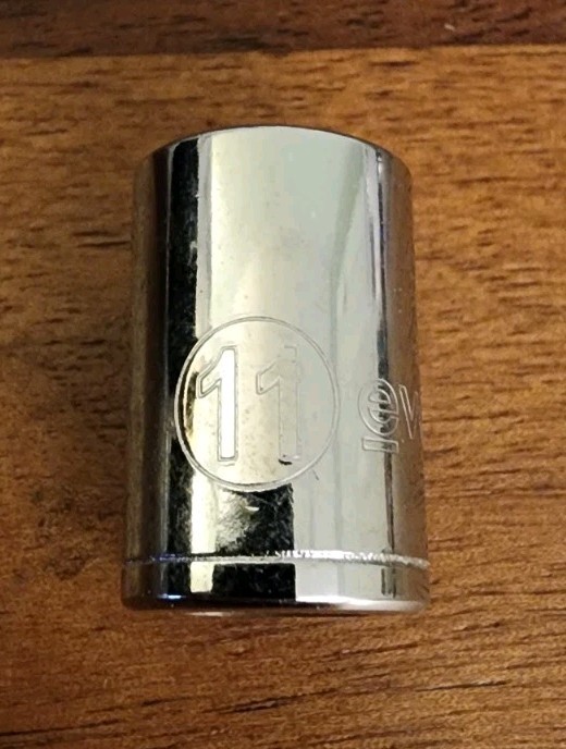 Evolv 11mm Socket 6 Point 1/4″ Drive