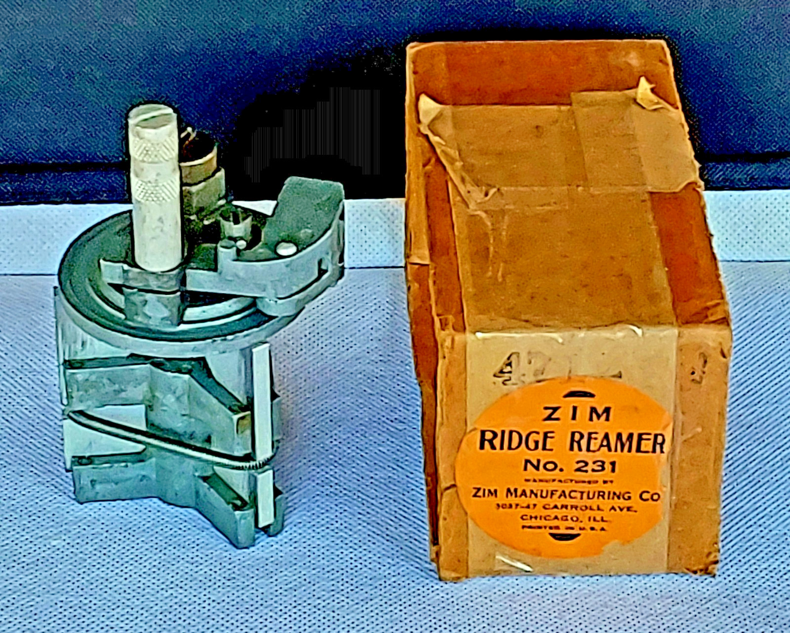Vintage ZIM Ridge Reamer – Engine Motor Cylinder Bore Step Removal No. 231