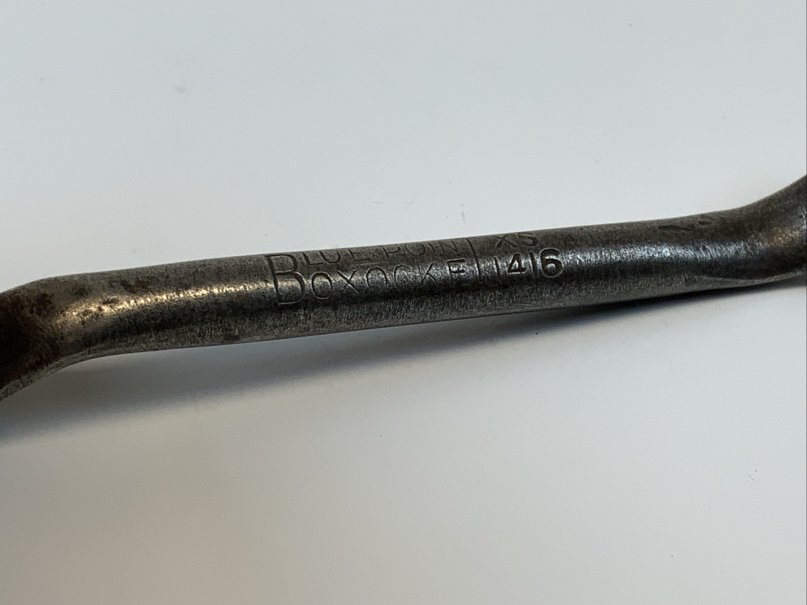 BLUE POINT Boxocket XS-1416, 7/16in. X 1/2in. 12pt Offset Box End Wrench, USA