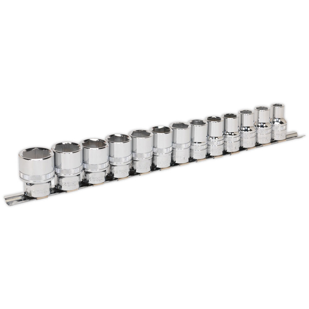 Sealey AK2742 Socket Set 13pc 1/2″Sq Drive Lock-On 6pt Metric