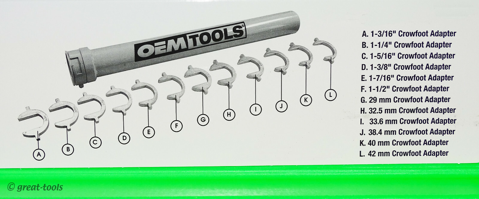 INNER TIE ROD TOOL – master set – automotive hand tools – socket tube wrench