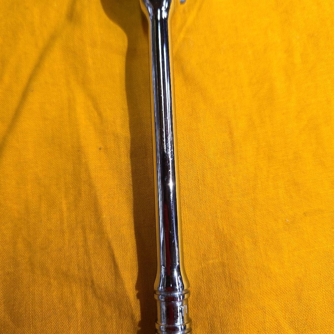 Snap-on TL72 1/4″ Drive Chrome Long Handle Ratchet sold as is