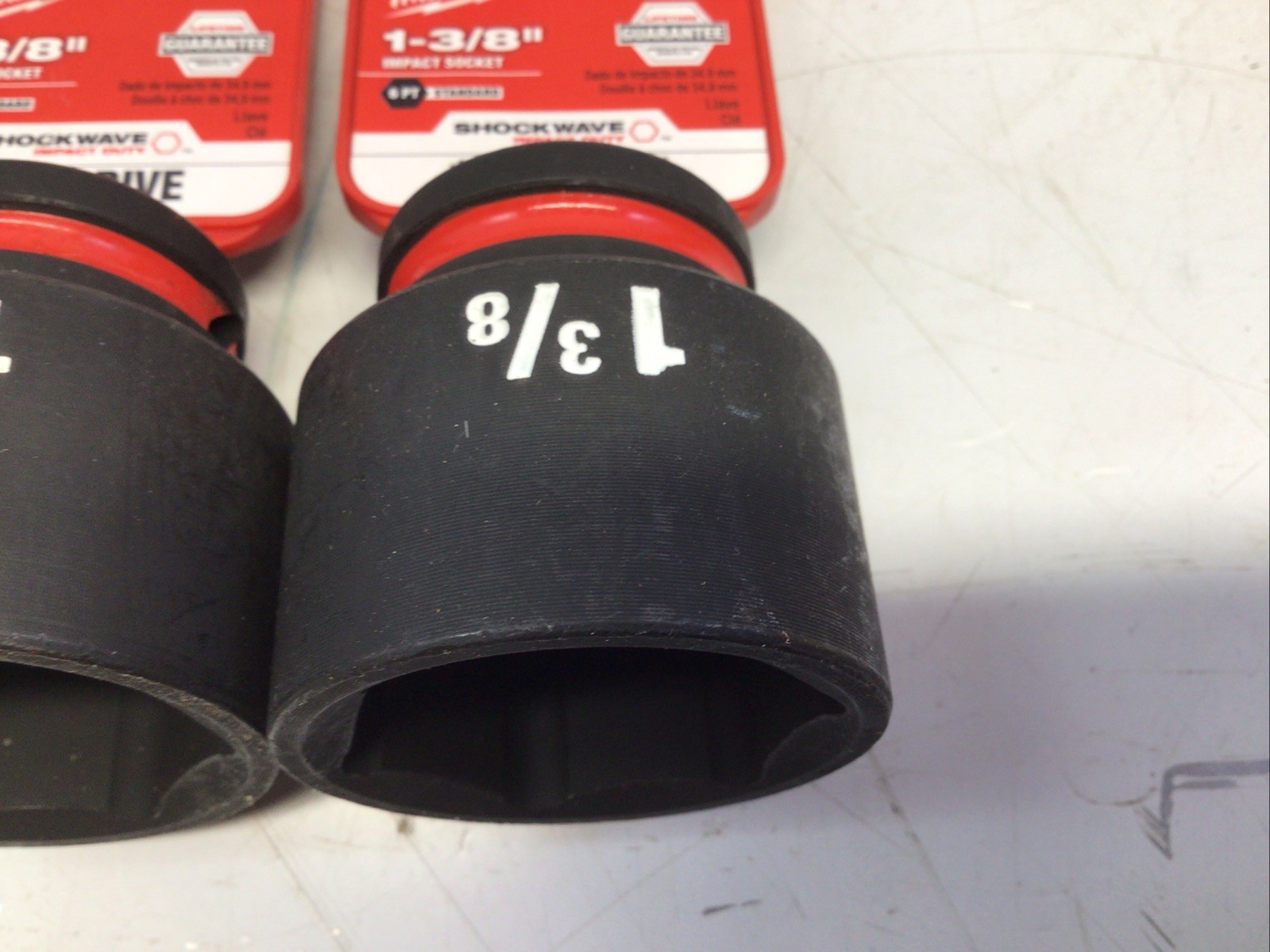 Milwaukee 49-66-6216 1-3/8 In. Shockwave Impact 1/2 In. Drive Socket 1-3/8″ 2pk