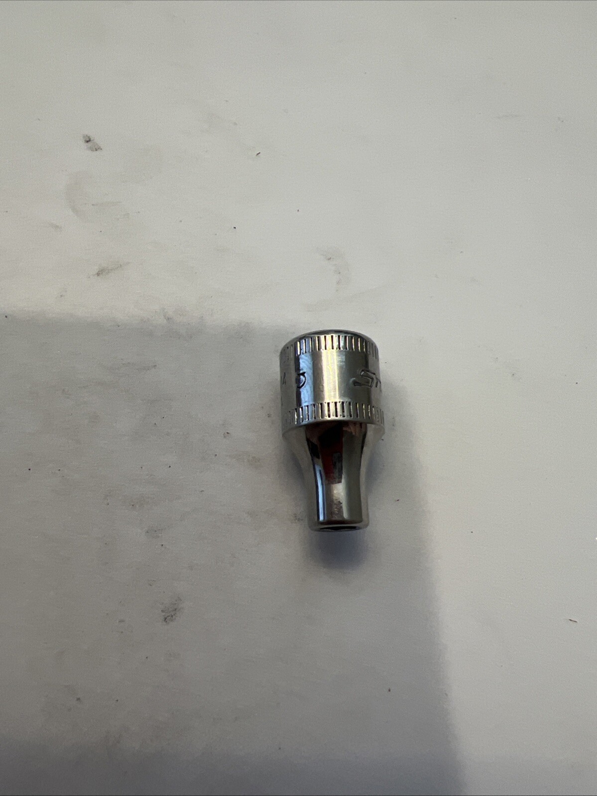 Snap-On Tools USA 1/4″ Drive 6pt 4mm Metric Shallow Chrome Socket TMM4