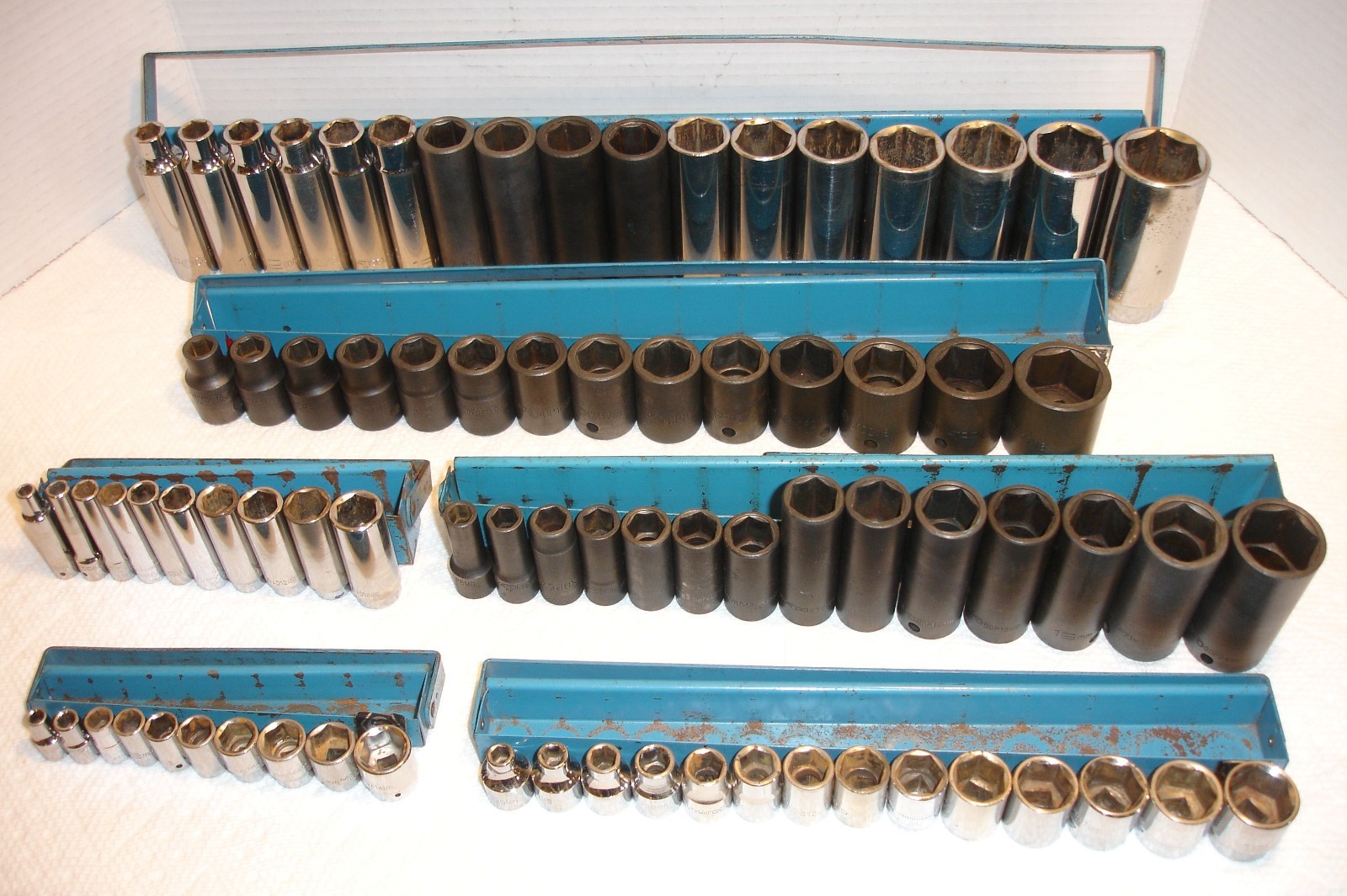 79 pc Matco Metric Socket Set * 1/4″ 3/8″ 1/2″ dr * deep shallow * chrome impact