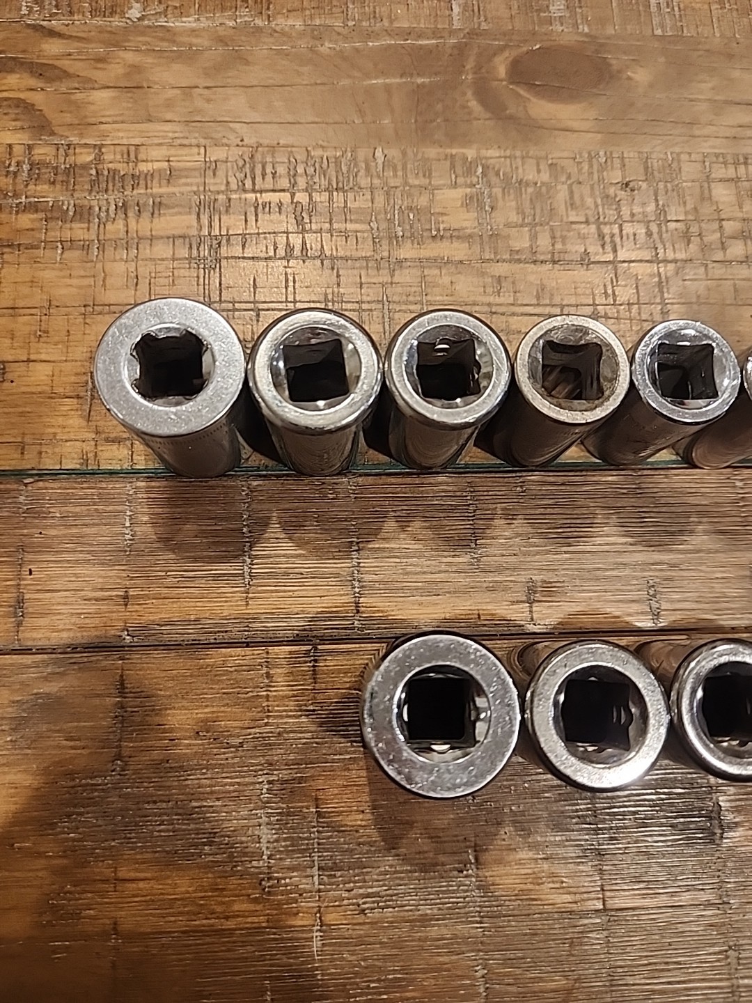 *USA CRAFTSMAN METRIC AND SAE 1/2″ DRIVE SETS 6 POINT AND 12 POINT 23PCS